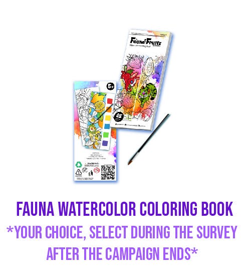 (1) Fauna Watercolor Book