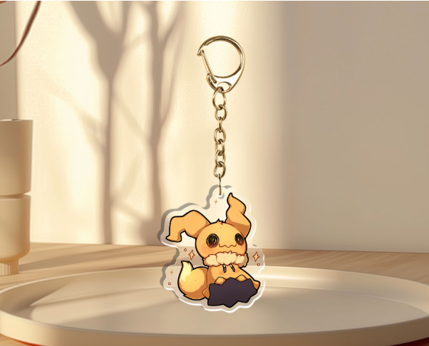 Eevee Mimikyu Acrylic Keychain
