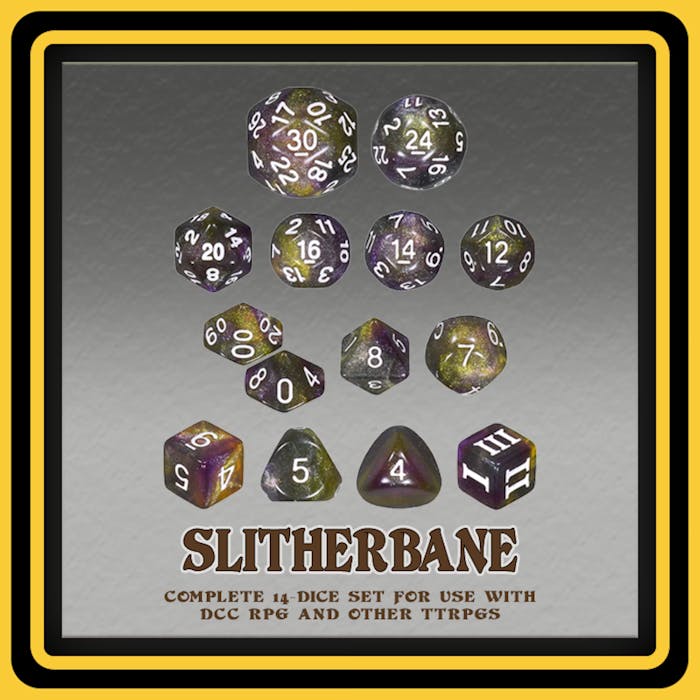 Vault of the Murderworm - Slitherbane DCC Dice