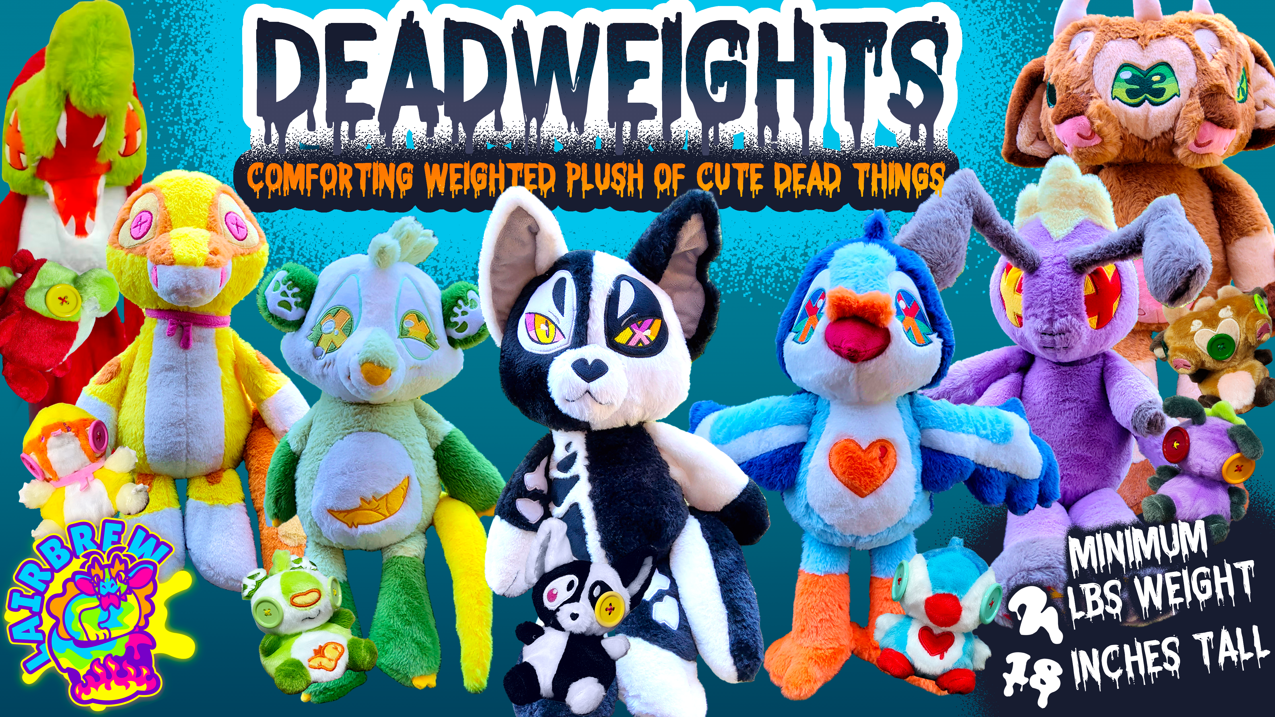 Deadweights - Creepy Cute Weighted Plush