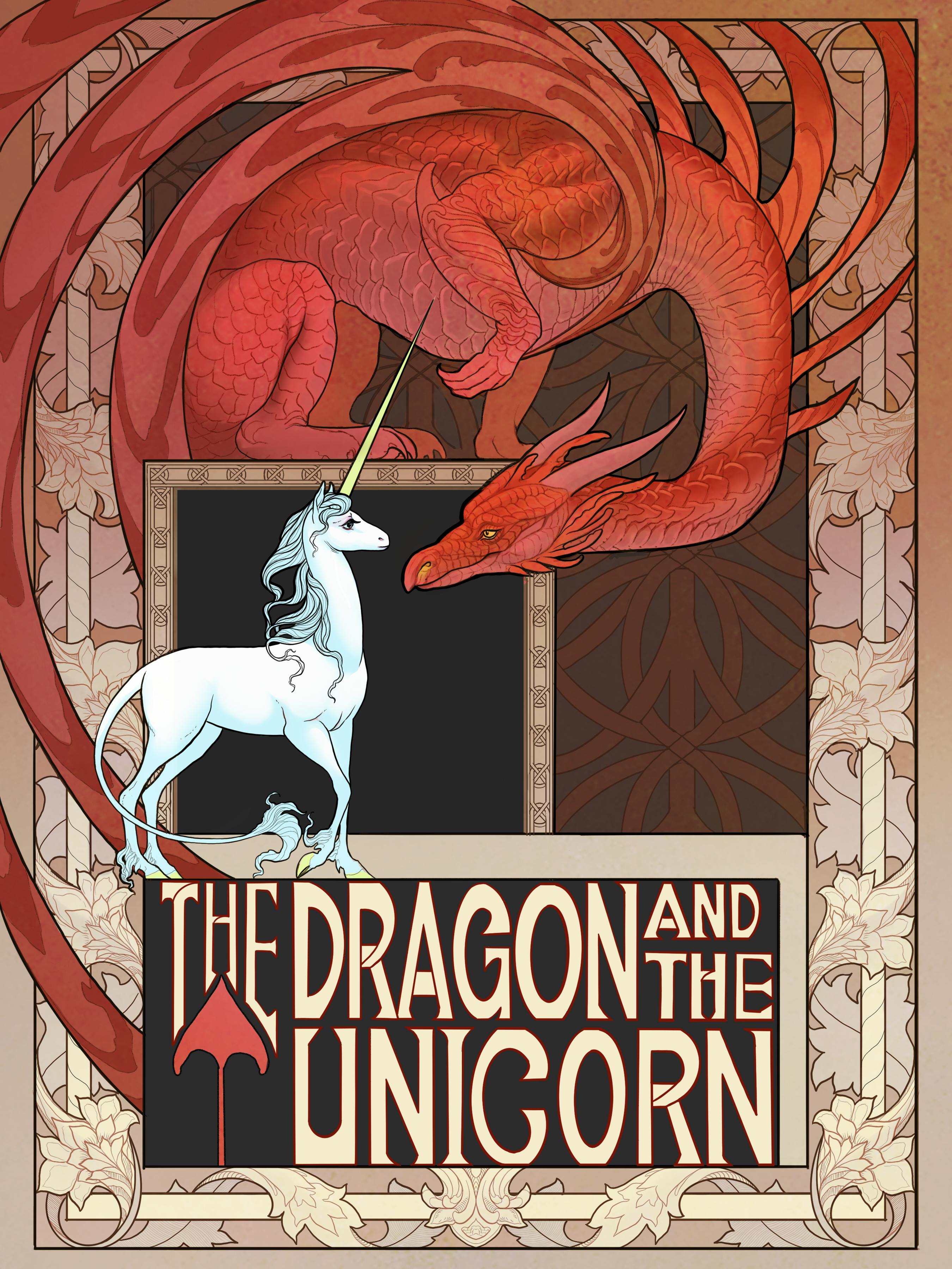 The Dragon and The Unicorn Dot Grid Journal