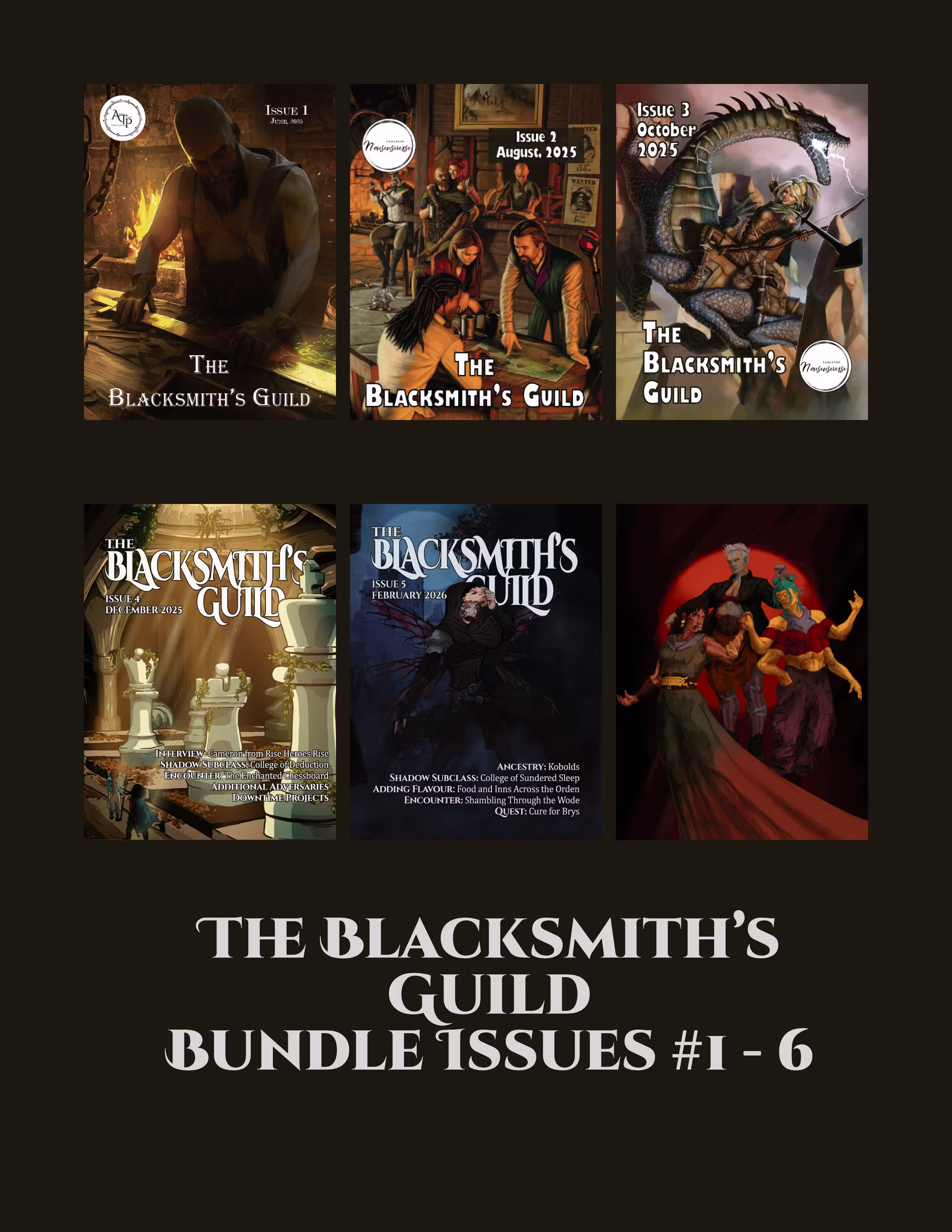 The Blacksmith's Guild Bundle [Issues #1 - #6]