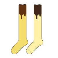 Pudding Over Knee Socks