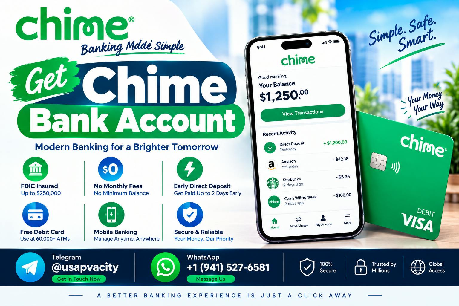 Trusted Chime Accounts
