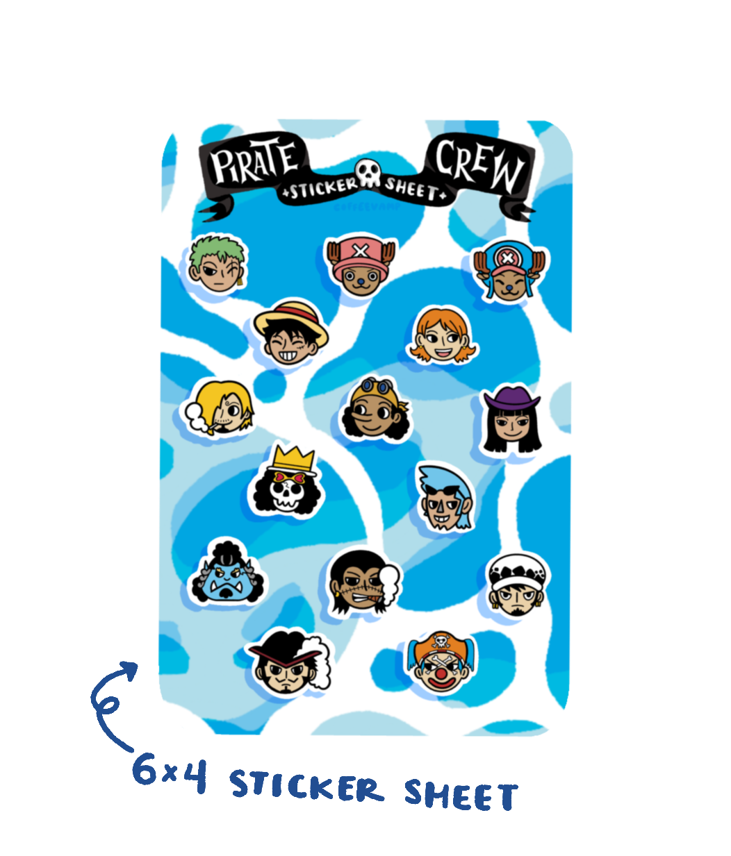 Pirate Crew Sticker Sheet