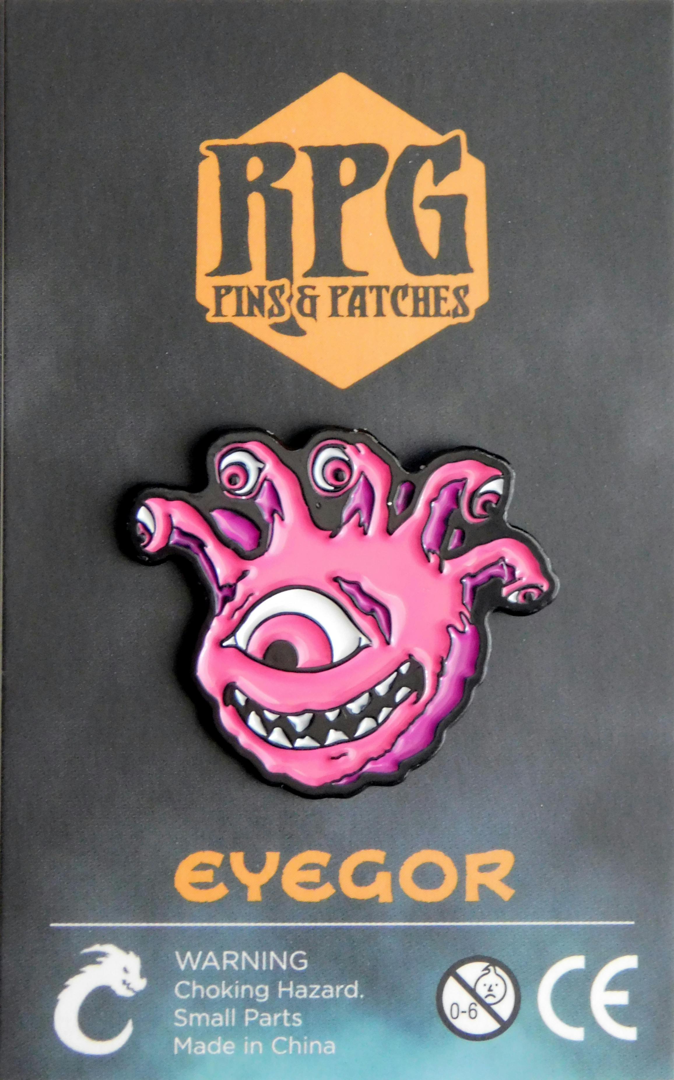 Eyegor – Pink enamel pin