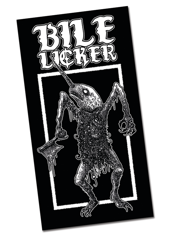 Bile Licker Sticker