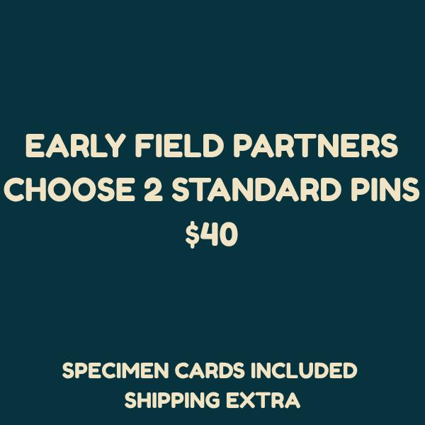 Early Field Partners: 2 Pins