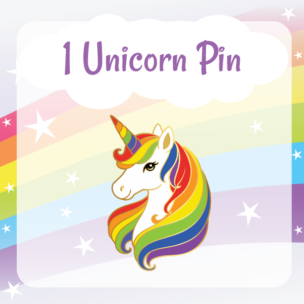 1 Unicorn Pin