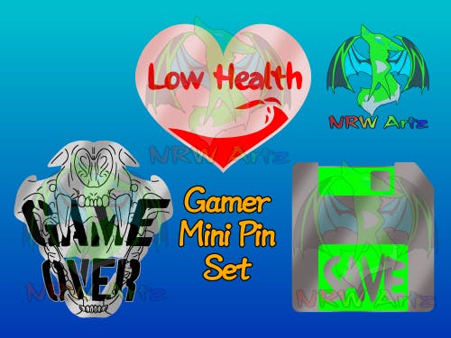 Gamers Mini Pin Set