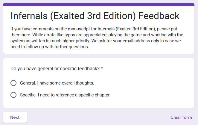 Infernals: Crowned by Hellfire for the Exalted 3E RPG Project Update ...