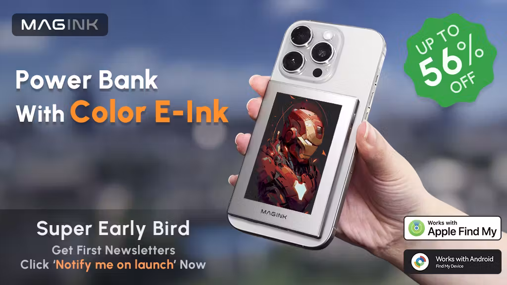 MagInk: Smart E-Ink Power Bank with AI Customizable Display