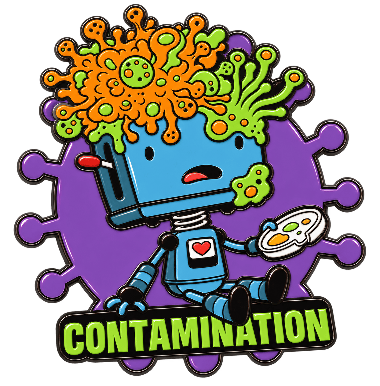 Single Enamel Pin#2: Contamination