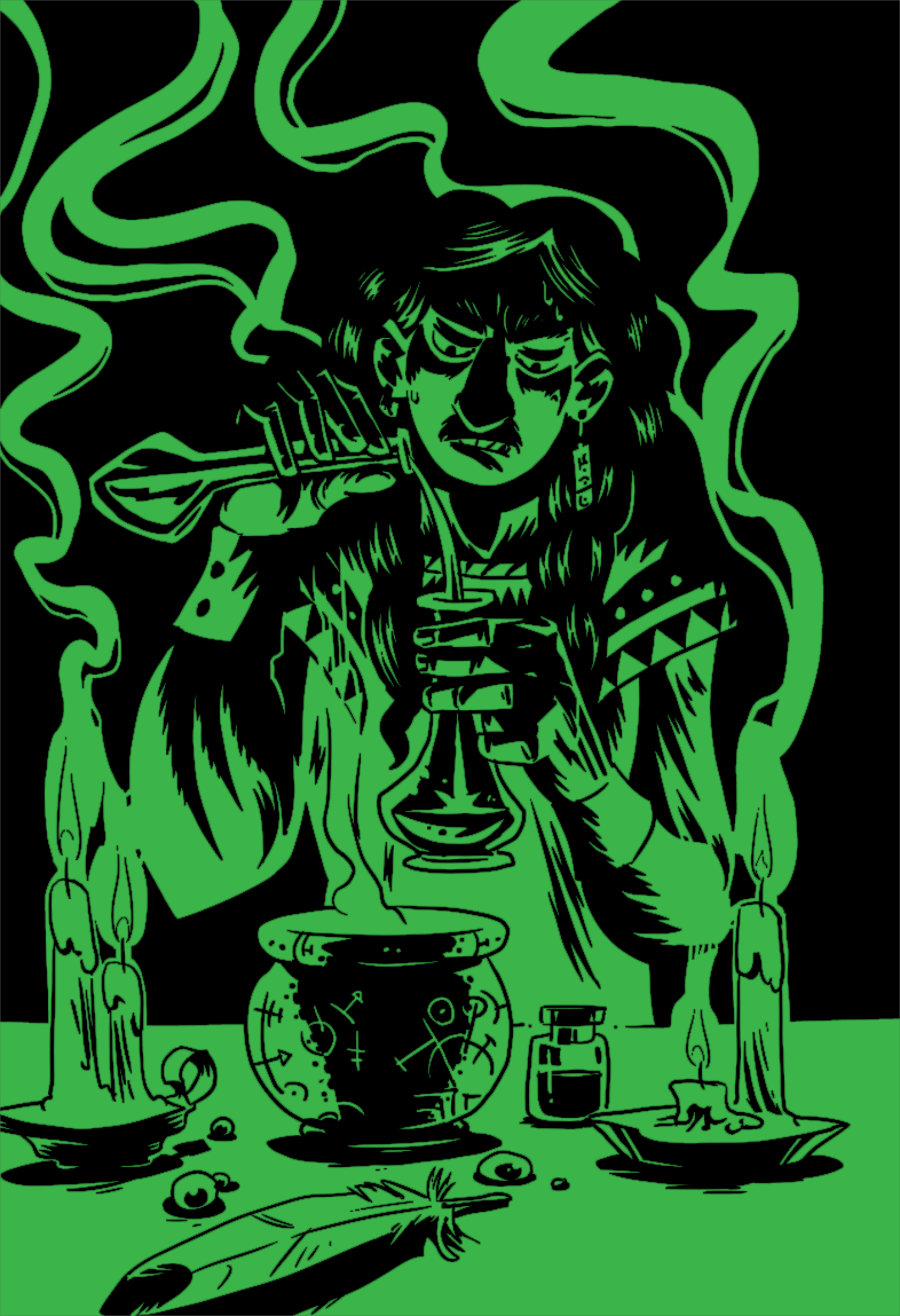 Green and black!