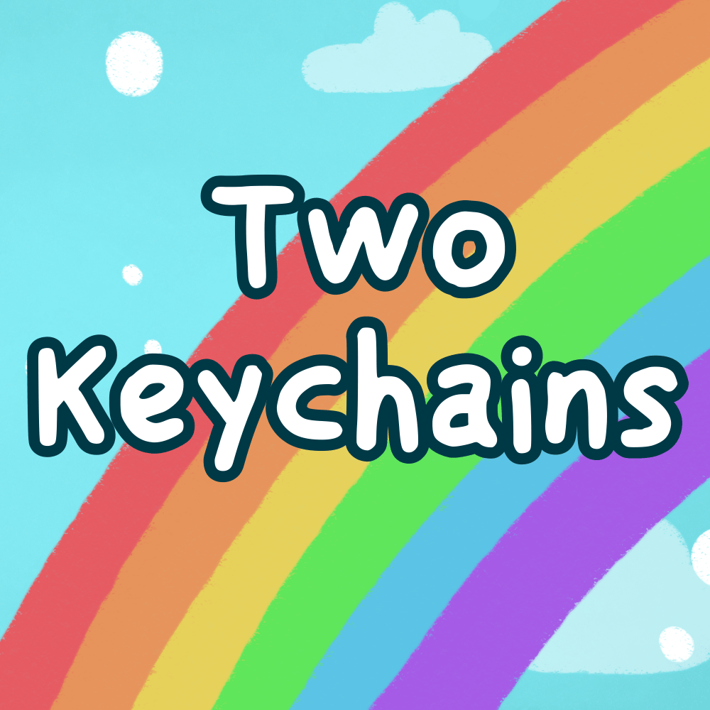 Two 3" Keychains
