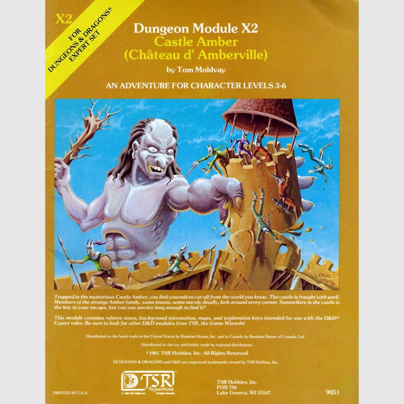 X2: Castle Amber (Château d'Amberville) (October 1981)