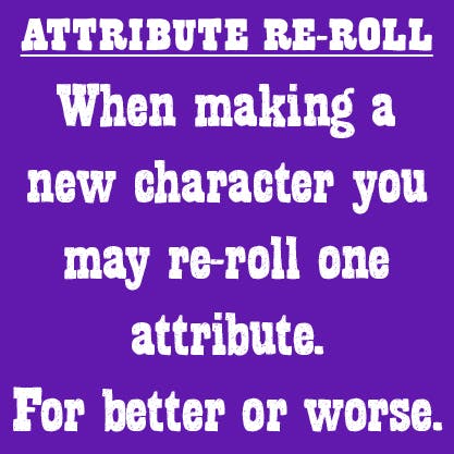 Attribute Re-Roll