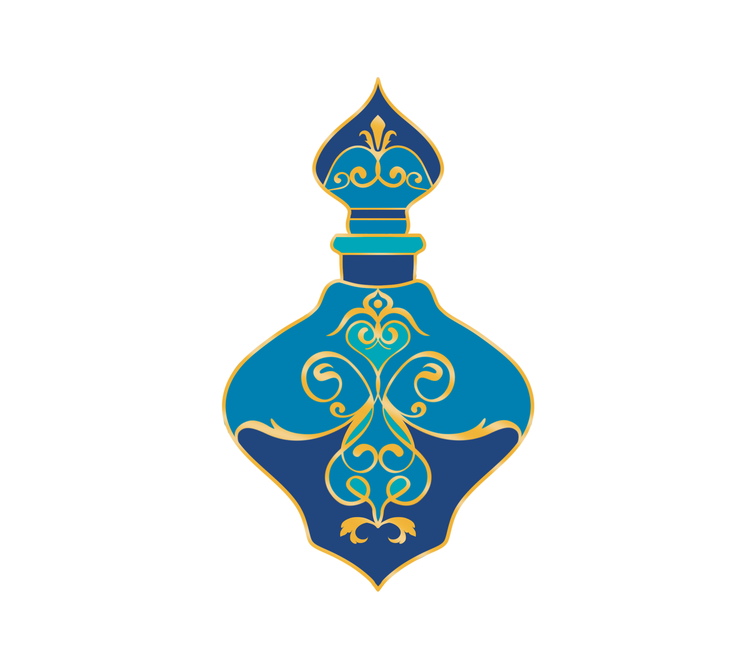 Blue Potion Bottle Pin