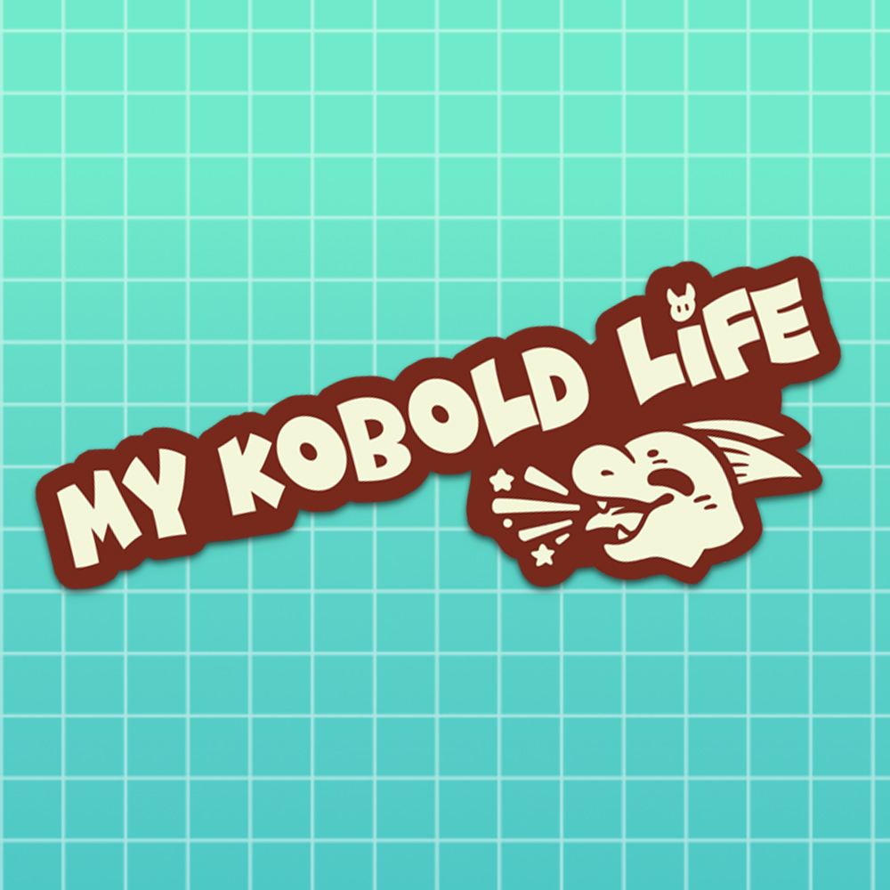 My Kobold Life Glow in the Dark Sticker