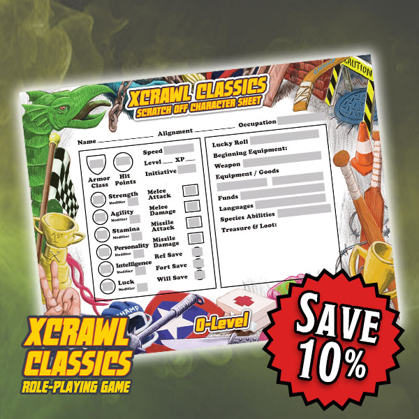 XCC Zero-Level Scratch-off Sheets (1 pack)