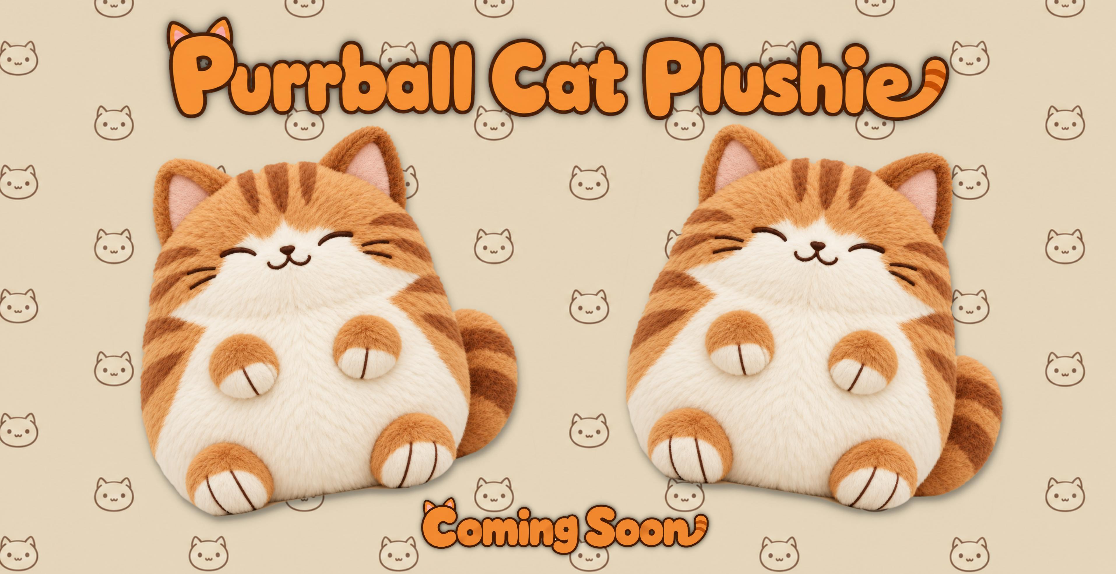 Purrball Cat Plushie