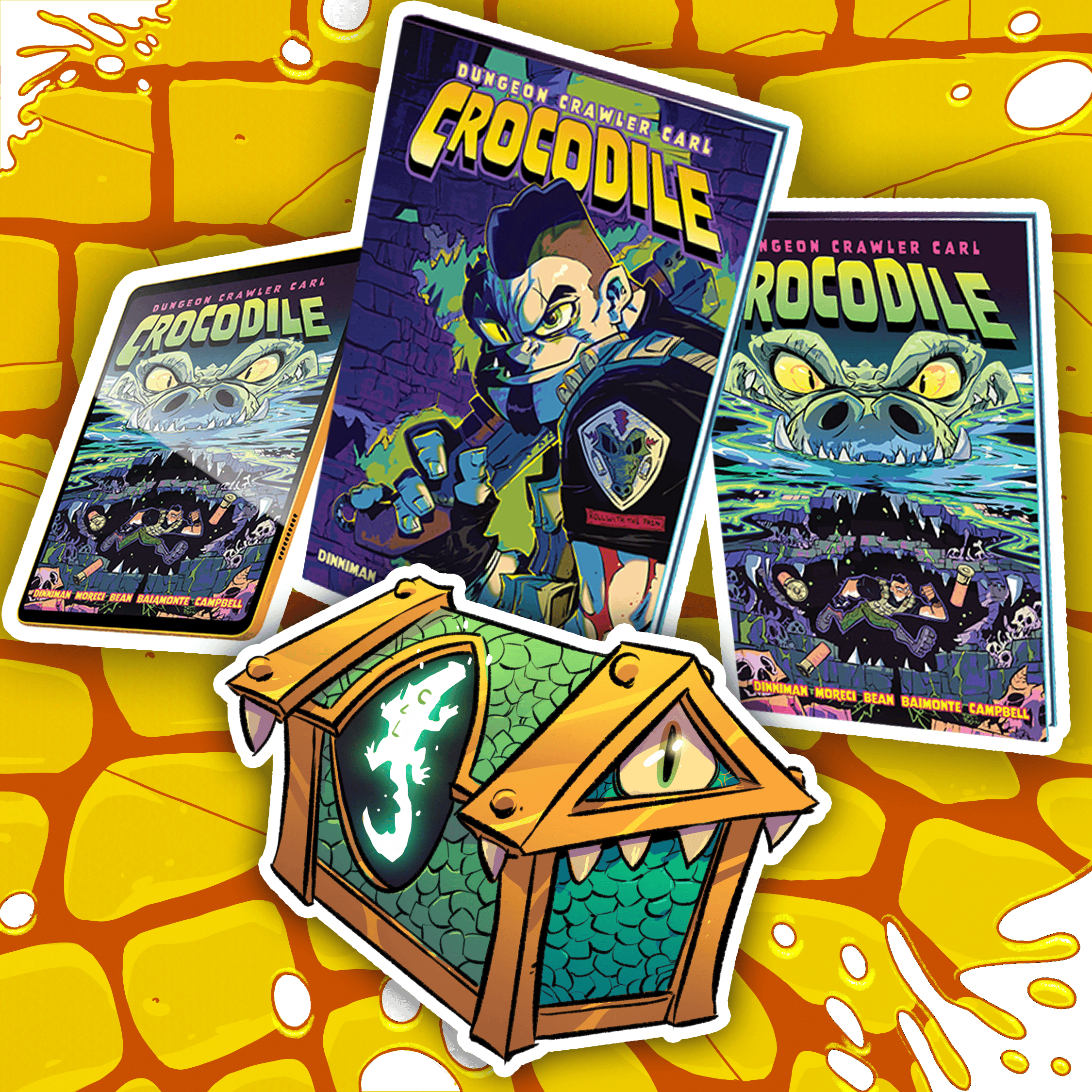 LEGENDARY CROC BOX -- get the CAMPAIGN-ONLY exclusive hardcover plus SIGNED extras in a collectible box!