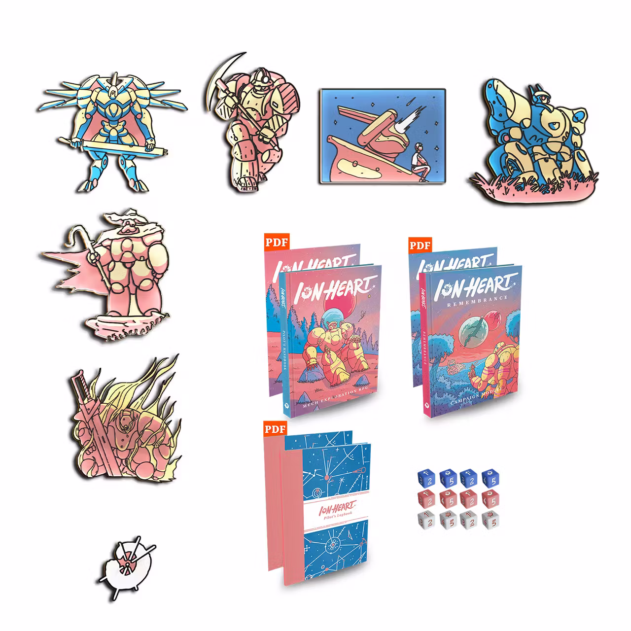 🤖 All 6 pins + Everything ION Heart + FREE ION Core