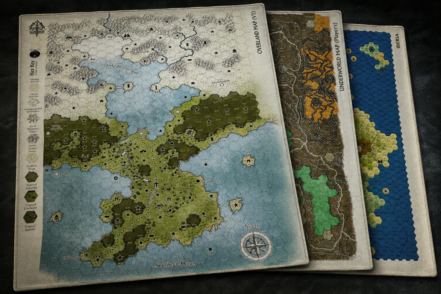 3-Canvas Map Bundle