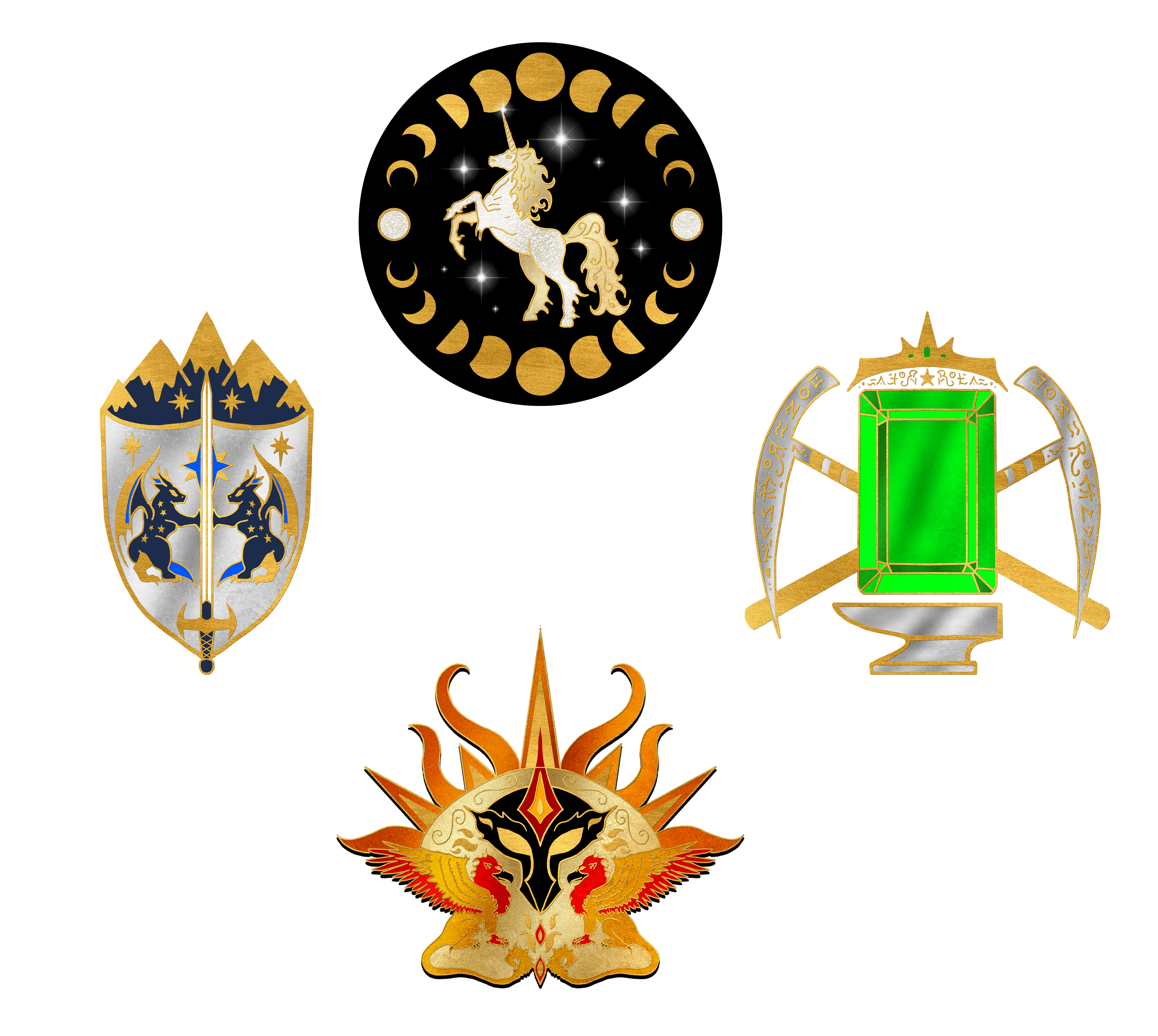 Court Emblem Sticker Pack  *SALE*