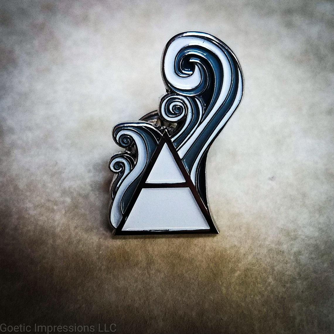 Air Elemental Alchemy Pin