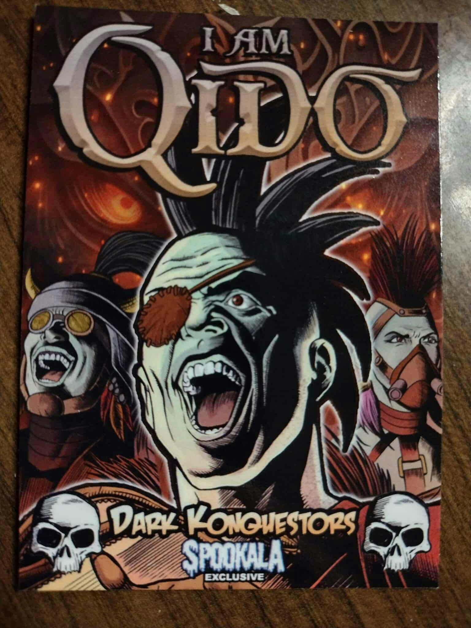 TRADING CARD: I Am Qido Dark Konquestor Show Exclusive