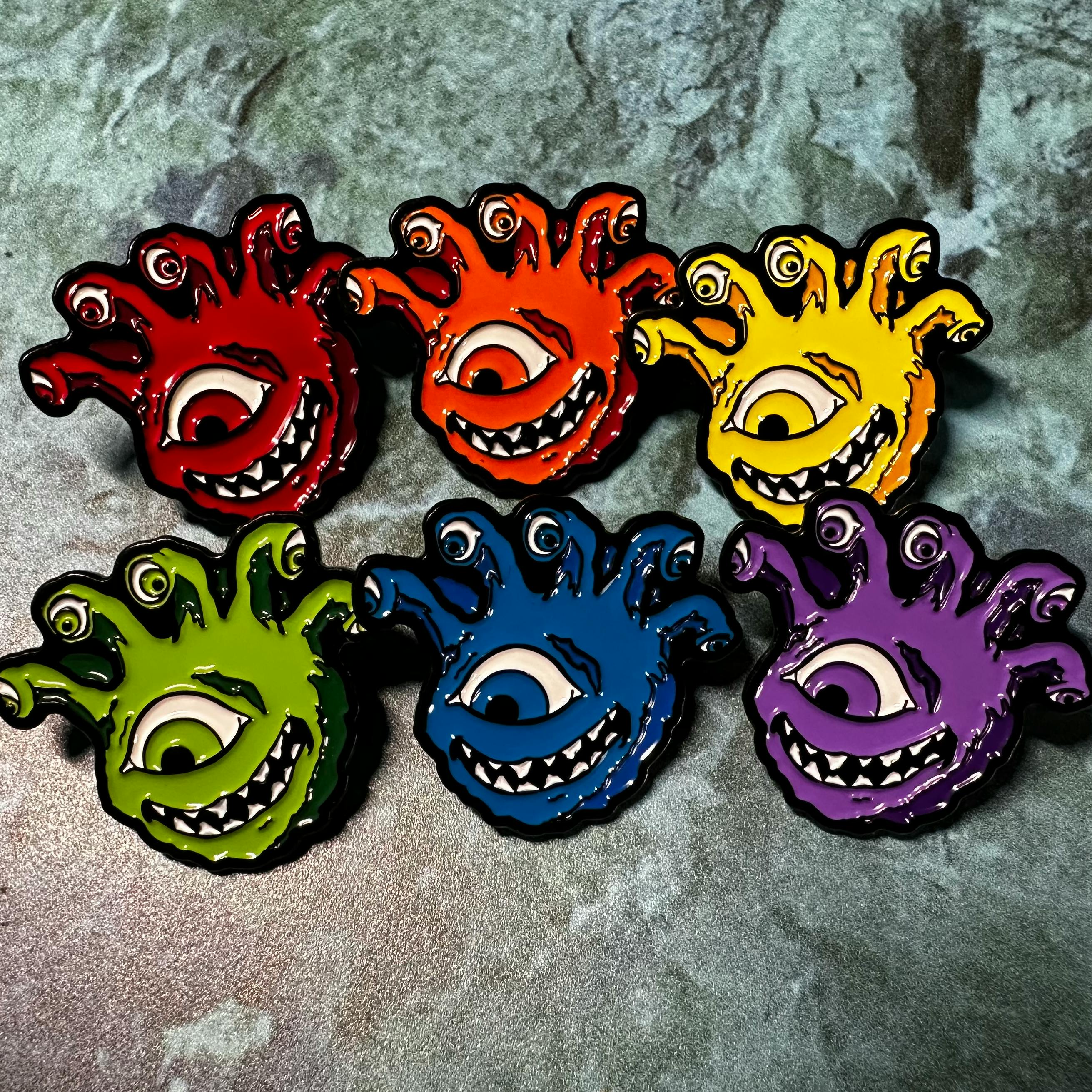 Behold! Rainbow Eyegor Enamel Pin Bundle
