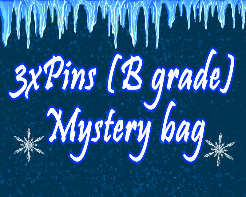 3x PINS - B Grade (Blind bag)