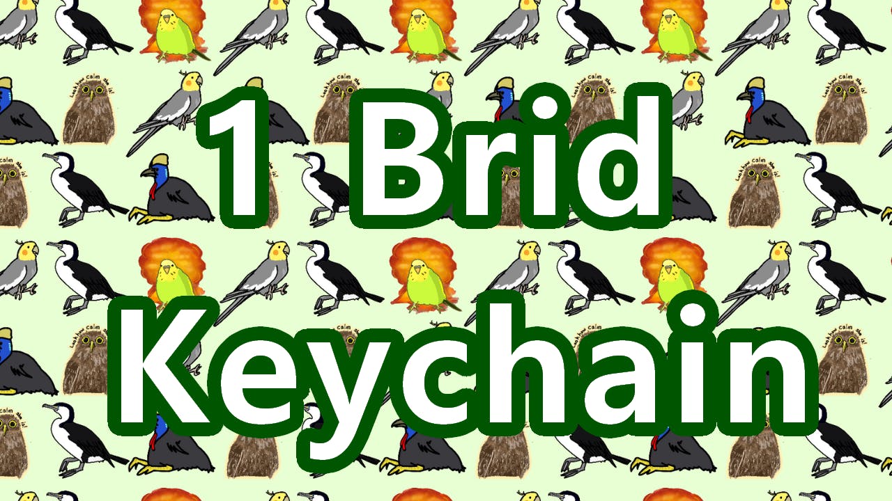 1 Brid Keychain