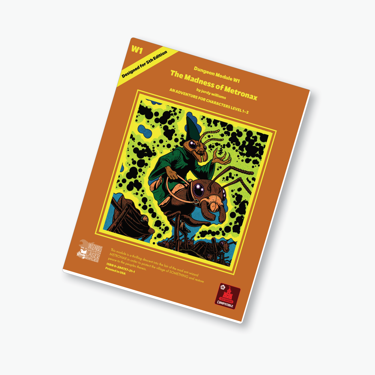 Madness of Metronax Print + PDF for Fifth Edition