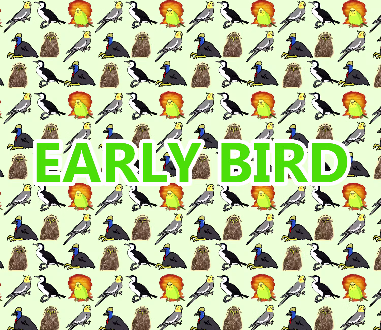 EARLY BIRD 1 Enamel Pin