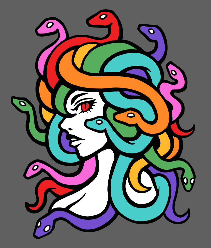 Rainbow Medusa variant!