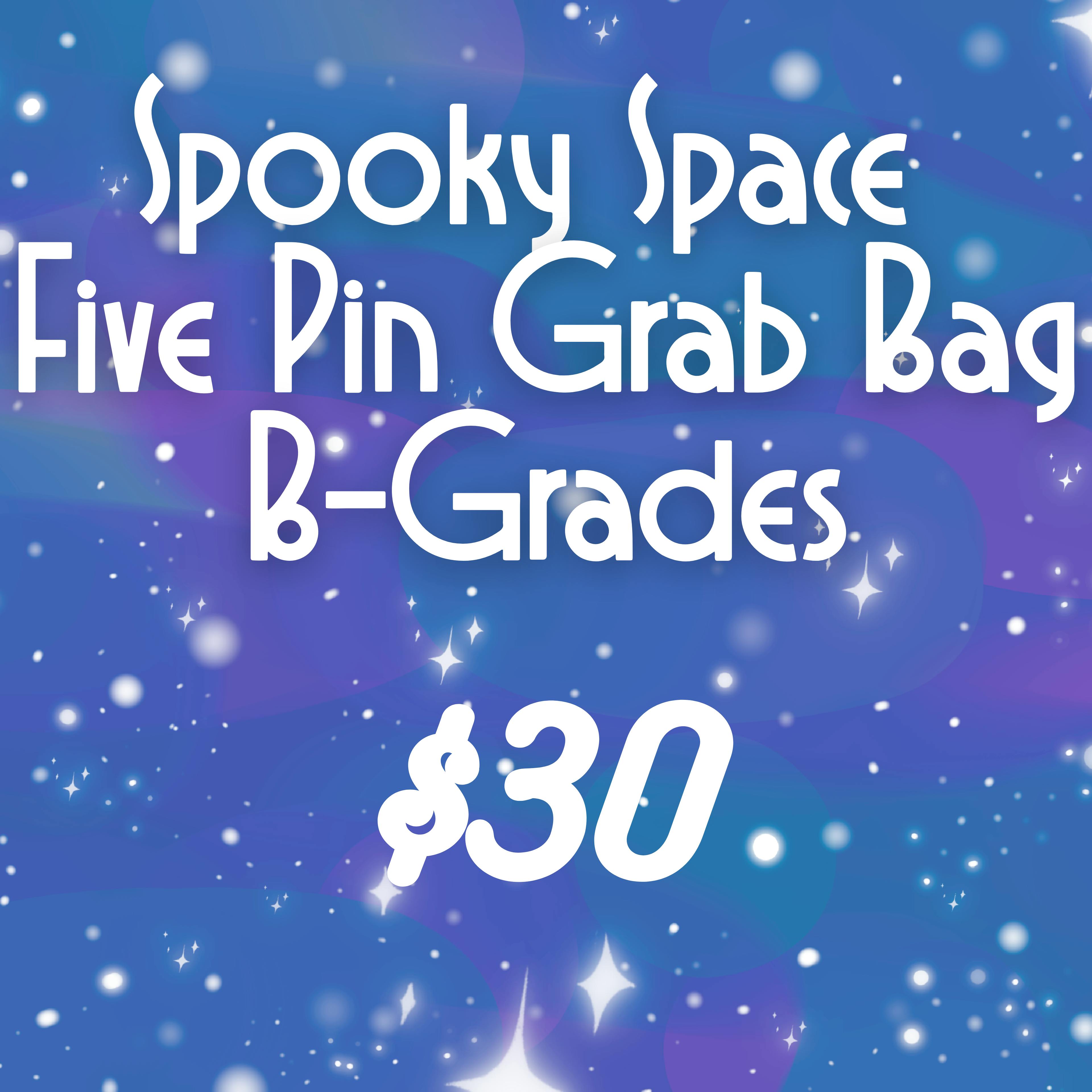 Spooky Space 5 Pin B-Grade Grab Bag