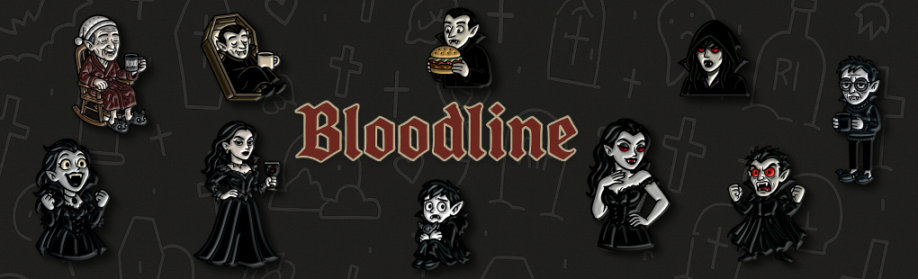 Bloodline - Enamel Pins The Family Vampires
