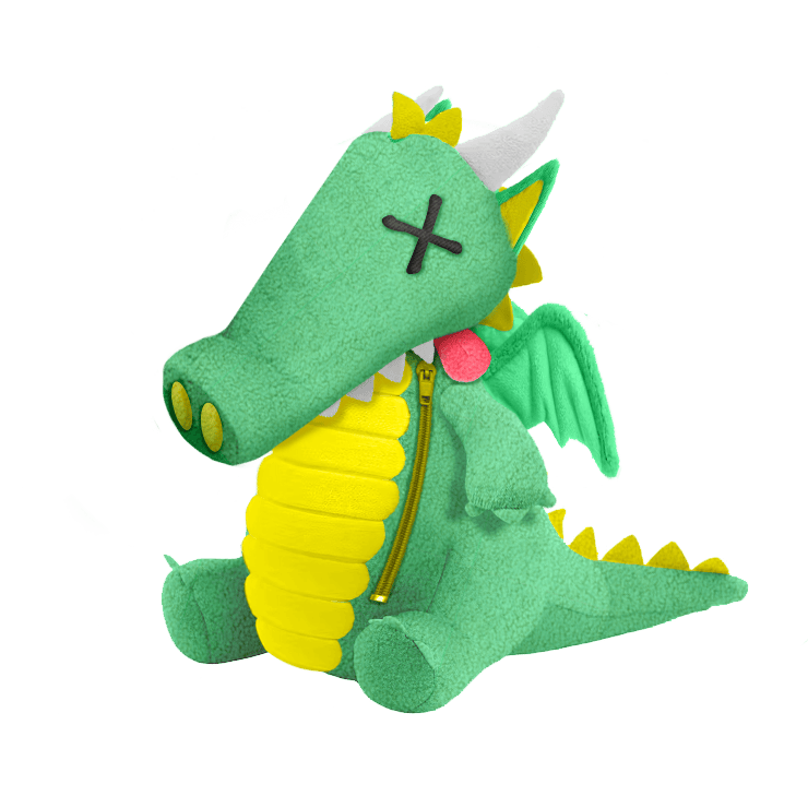 Dead Dragon Plush