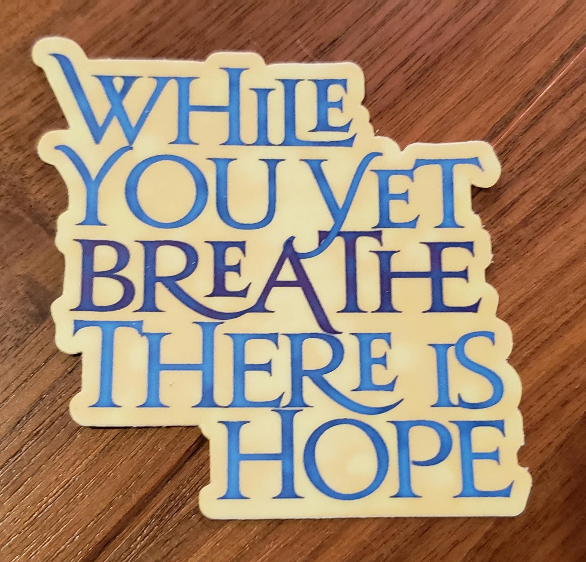 While You Yet Breathe pin (Shard of Elan)