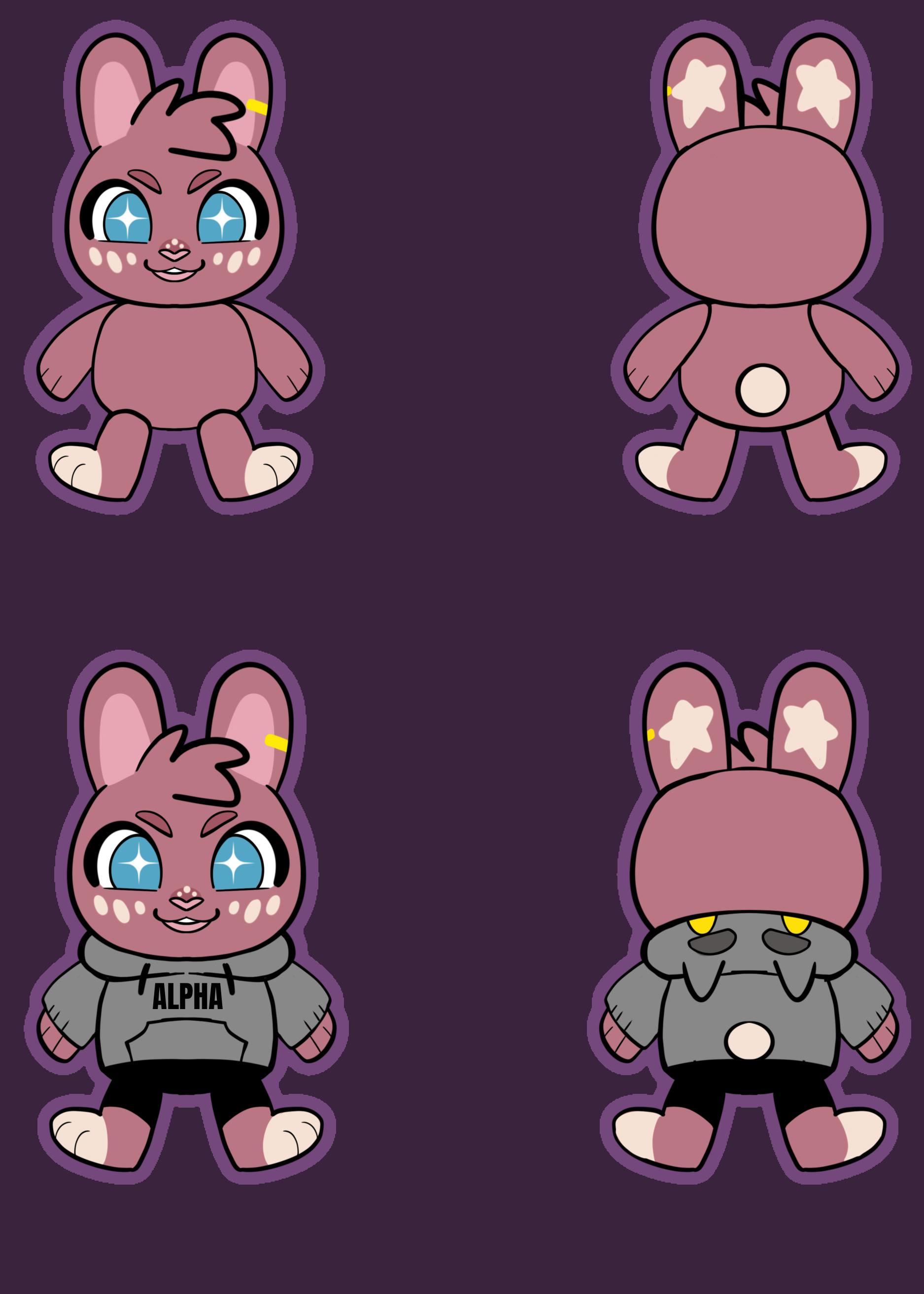 Pocket Bunner Plush Keychain