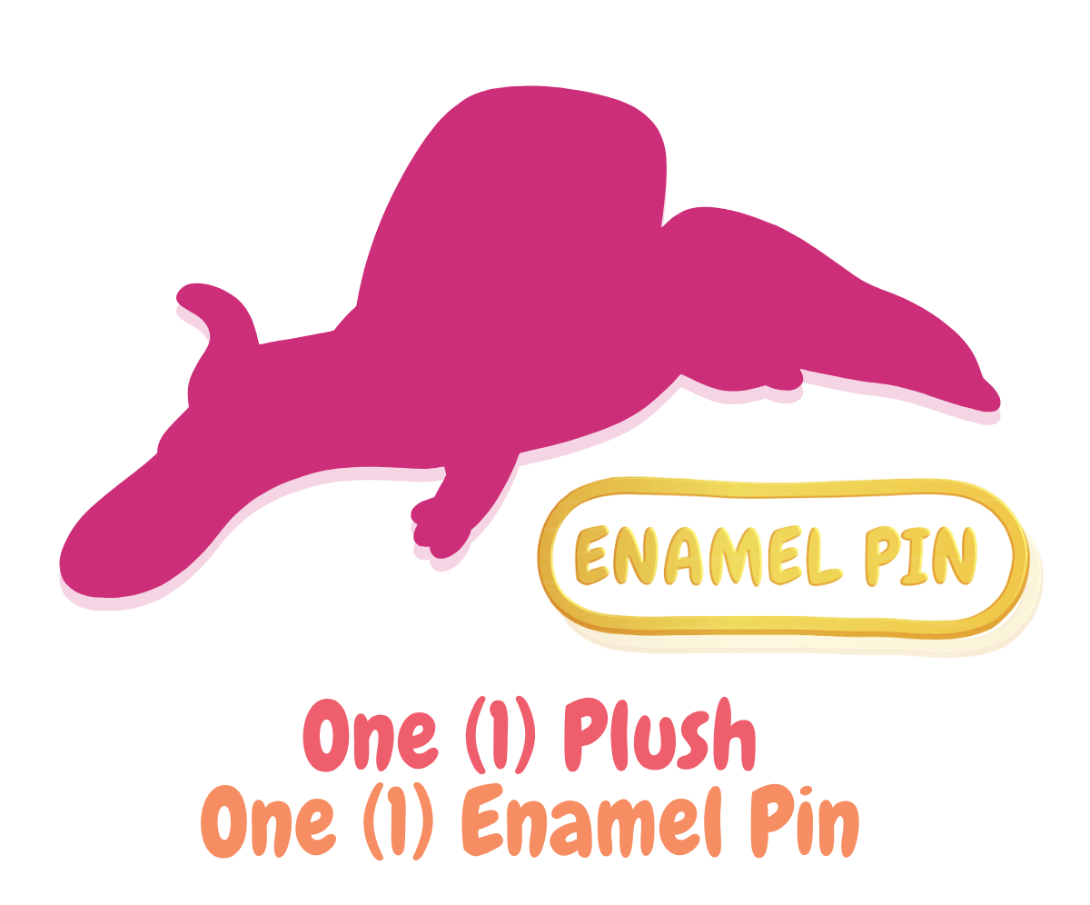 One BIG HUGS Weighted Plush & Enamel Pin!