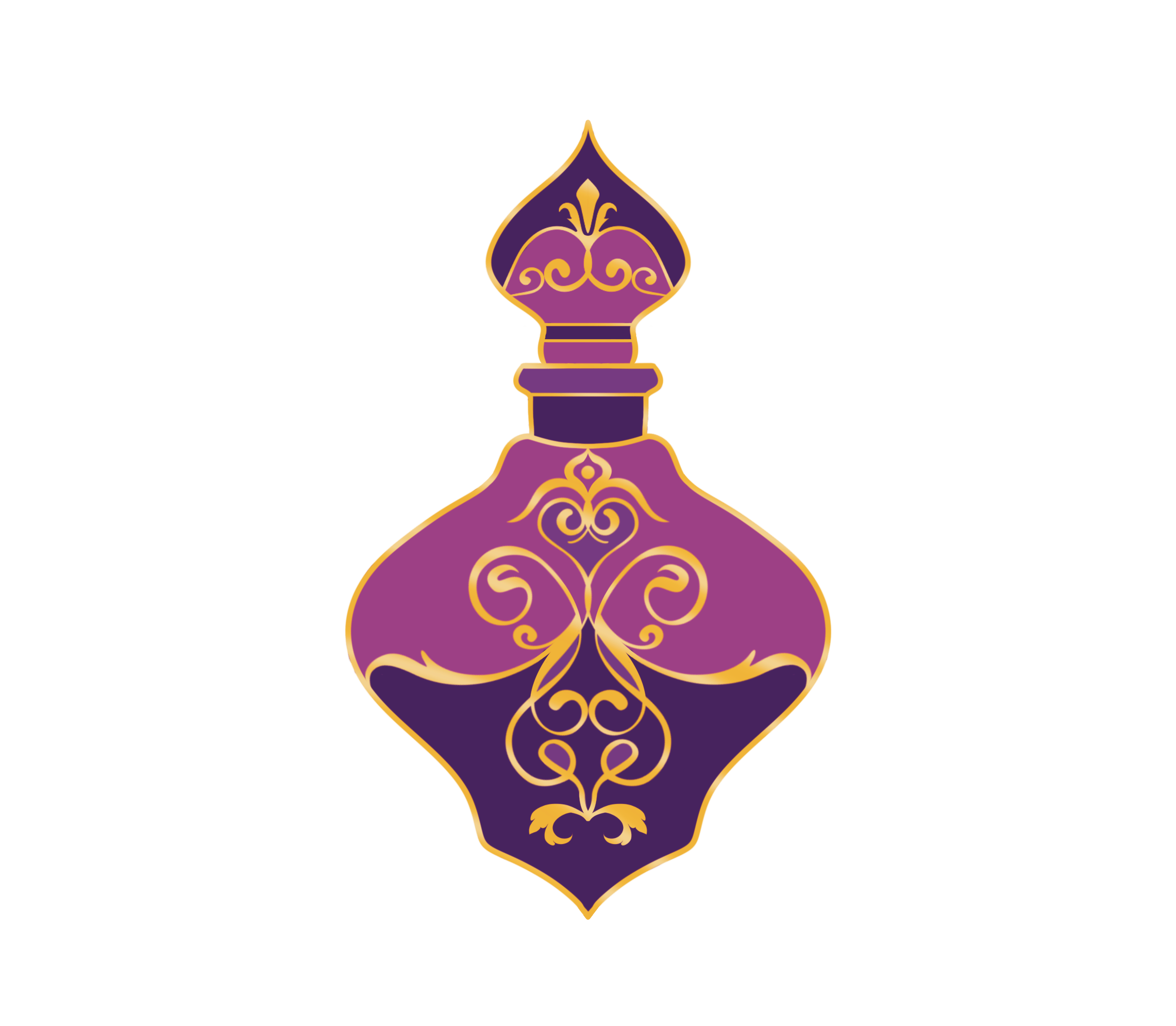 Purple Potion Bottle Pin