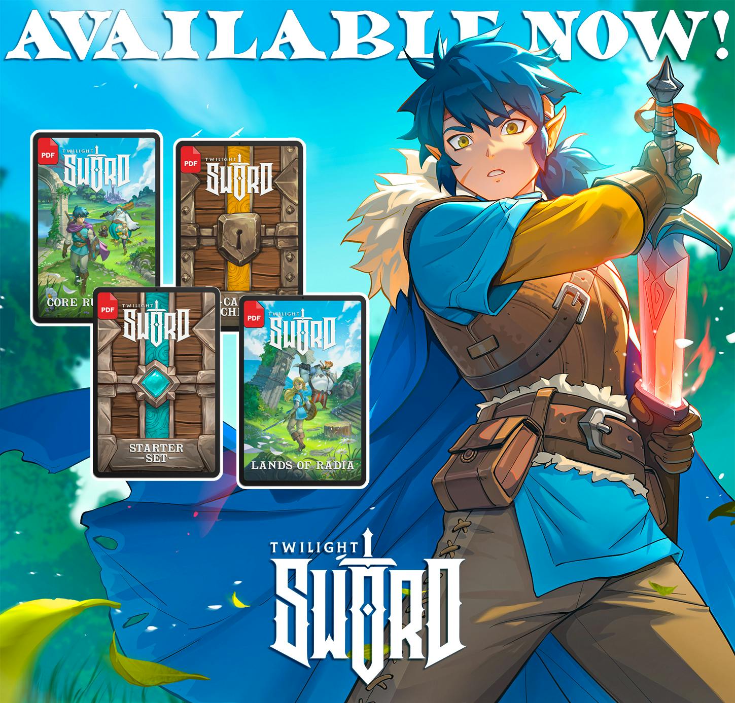 Twilight Sword Project Update: FINAL PDFs + Shipping Update! - BackerKit