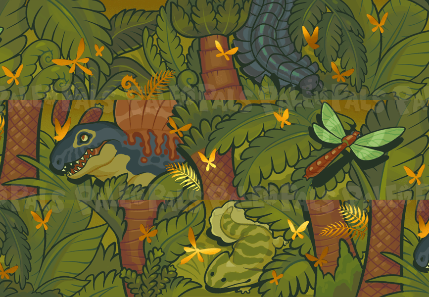 Carboniferous Era Washi tape