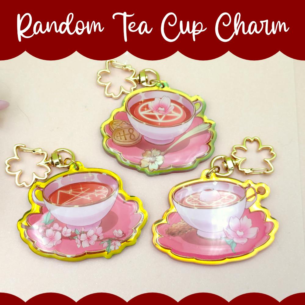 CLEARANCE: Tea Cup Charm (RANDOM)