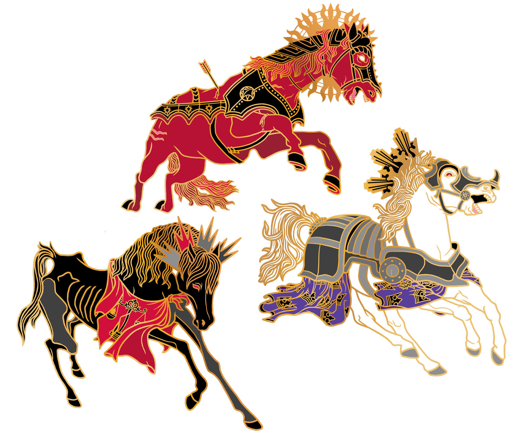 Earlybird 3x Apocalypse Pins