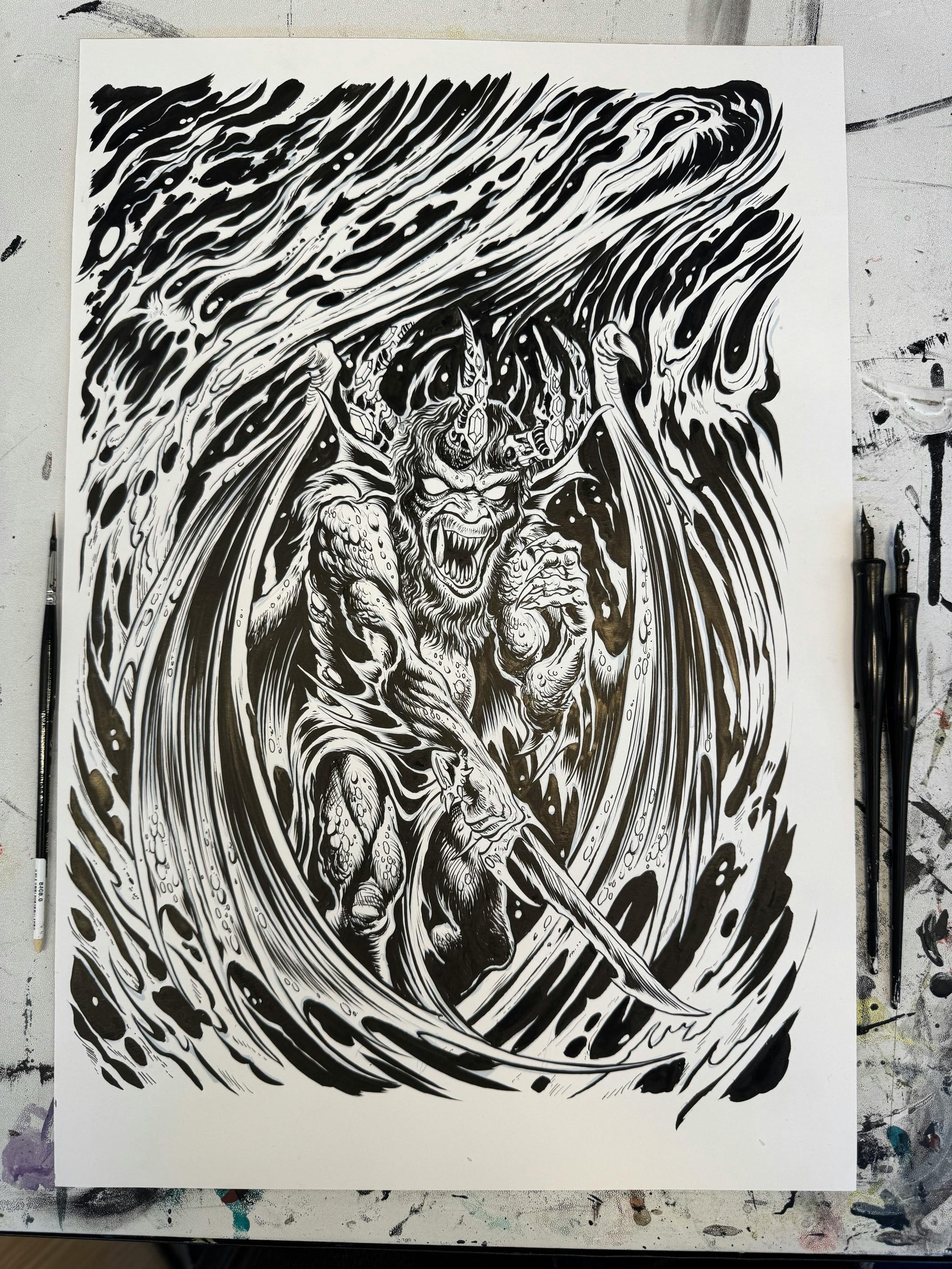 Marax (Cover B&W art)