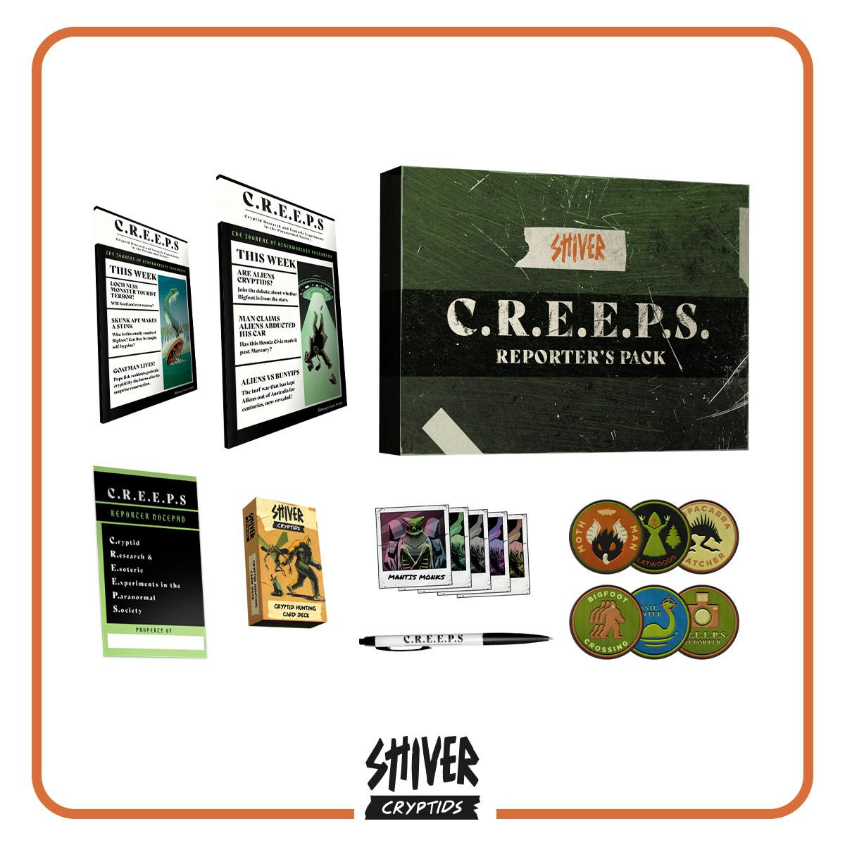 Shiver Cryptids Reporter's Pack